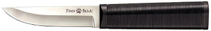 Cold Steel 20PC Finn Bear 4 Fixed Plain 4116 Stainless Steel BladeBlack Polypropylene Handle - 20PC
