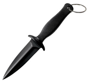 Cold Steel CS92FBB FGX Boot Blade II 3.25 Fixed Plain Black GrivEx BladeBlack Checkered KrayEx Handle - CS92FBB