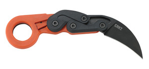 CRKT 4041O Provoke  2.47 Folding Plain Black Stonewashed 4116 Stainless Steel BladeOrange Grivory Handle Includes Pocket Clip - 4041O CRKT 4041O Provoke  2.47 Folding Plain Black Stonewashed 4116 Stainless Steel BladeOrange Grivory Handle Includes Pocket Clip - 4041O