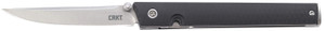 CRKT 7096C CEO  EDC 3.11 Folding Plain Satin 3Cr13MoV SS Blade Black Handle Clam Pkg - 7096C CRKT 7096C CEO  EDC 3.11 Folding Plain Satin 3Cr13MoV SS Blade Black Handle Clam Pkg - 7096C