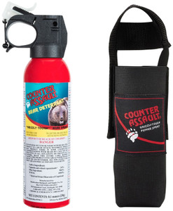 Counter Assault 15067025 Bear Spray Capsaicin Range 32 ft7 Seconds 8.10 oz Includes Holster - 15067025 Counter Assault 15067025 Bear Spray Capsaicin Range 32 ft7 Seconds 8.10 oz Includes Holster - 15067025