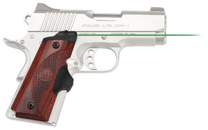 Crimson Trace LG902G LG902G Lasergrips Master Series Black Green Laser 1911 Compact - LG902G