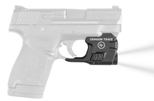 Crimson Trace 0182501 LTG770 For Smith  Wesson MP ShieldShield PlusShield M2.0 Lightguard Black Anodized 110 Lumens White LED Light - 182501
