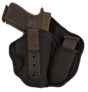 DeSantis Gunhide M89BAD6Z0 Inner Piece 2.0 AIWB Black Ballistic Nylon Belt Clip Compatible wGlock 42Colt OfficerKelTec P11 Right Hand - M89BAD6Z0