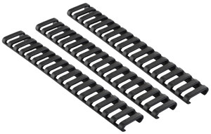 Ergo 4373BK LowPro Ladder Rail Covers Rifle 18 Slot Black Rubber 3 Pack - 4373BK Ergo 4373BK LowPro Ladder Rail Covers Rifle 18 Slot Black Rubber 3 Pack - 4373BK