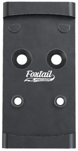 Foxtail Precision 100010 Red Dot Adapter Plate for OpticsReady Pistol  Black Anodized Glock 43X48 MOS Springfield Armory OSP - 100010