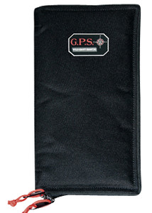 GPS Bags GPS865PS Pistol Sleeve  Medium Black Nylon with Locking Zippers  Thin Design Holds 1 Handgun - 865PS GPS Bags GPS865PS Pistol Sleeve  Medium Black Nylon with Locking Zippers  Thin Design Holds 1 Handgun - 865PS