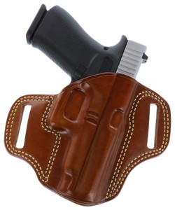 Galco CM158 Combat Master  OWB Tan Leather Belt Slide Fits SW J Frame Fits Charter Arms Undercover Right Hand - CM158