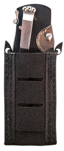 High Speed Gear 41PT00BK TACO Duty Single Pistol Mag Black Nylon with MOLLE Exterior Fits MOLLE  2 Belt - 41PT00BK