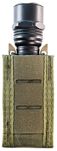 High Speed Gear 41PT00OD TACO Duty Single Pistol Mag OD Green Nylon with MOLLE Exterior Fits MOLLE  2 Belt - 41PT00OD
