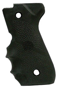 Hogue 92000 Rubber Grip Black Rubber with Finger Grooves for Beretta 92F 96 - 92000 Hogue 92000 Rubber Grip Black Rubber with Finger Grooves for Beretta 92F 96 - 92000