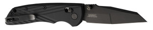 Hogue Deka 3.25 Folding Wharncliffe Plain Black Cerakote CPM MagnaCut SS Blade Black Crosshatch Textured GRN Handle Includes Pocket Clip - 24366 Hogue Deka 3.25 Folding Wharncliffe Plain Black Cerakote CPM MagnaCut SS Blade Black Crosshatch Textured GRN Handle Includes Pocket Clip - 24366