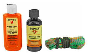 Hoppes 110040 123 Done Cleaning Kit 40 Cal 10mm Pistols Clam Pack - 110040