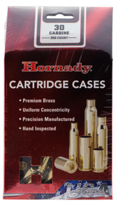Hornady 8650 Unprimed Cases Cartridge 30 Carbine Rifle Brass - 8650