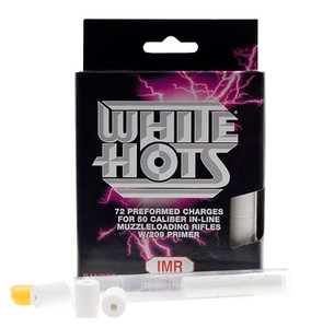 IMR WHP50 White Hots50 Cal Muzzleloader 72 Charges Per Box 16 - WHP50
