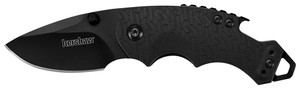 Kershaw 8700BLK Shuffle  2.40 Folding GFN Plain Black Oxide 8Cr14MoV SS Blade Black K Textured GlassFilled Nylon Handle Includes Pocket Clip - 8700BLK Kershaw 8700BLK Shuffle  2.40 Folding GFN Plain Black Oxide 8Cr14MoV SS Blade Black K Textured GlassFilled Nylon Handle Includes Pocket Clip - 8700BLK