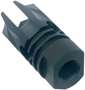 LBE Unlimited ARFHREV REV Flash Hider 5.56mm 223 Cal Black 1228 tpi Threads Crush Washer - ARFHREV LBE Unlimited ARFHREV REV Flash Hider 5.56mm 223 Cal Black 1228 tpi Threads Crush Washer - ARFHREV