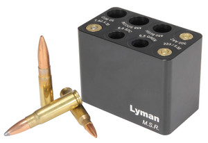 Lyman 7833003 MSR Ammo Checker Block Black Multi Rifle Firearm - 7833003