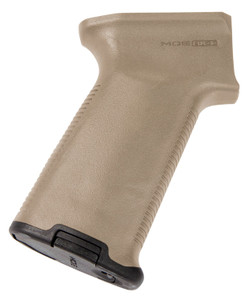 Magpul MAG537FDE MOE Grip Flat Dark Earth Polymer with OverMolded Rubber for AK47 AK74 - MAG537FDE