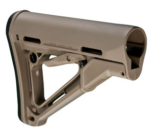 Magpul MAG310FDE CTR Carbine Stock Flat Dark Earth Synthetic for AR15 M16 M4 with MilSpec Tube Tube Not Included - MAG310FDE