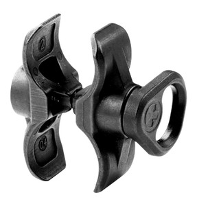 Magpul MAG493BLK Forward Sling Mount  made of Steel with Melonite Black Finish for Mossberg 590  590AL with Magpul SGA Stock - MAG493BLK