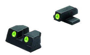 Meprolight USA 101103101 TruDot  Green Tritium White Outline Front SightGreen Tritium White Outline Rear Sight Sig Sauer PSeries - 101103101