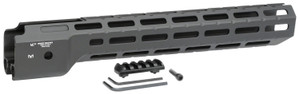 Midwest Industries MICRPC9X Combat  Ruger PC9 MLok Handguard Black Hardcoat Anodized 6061T6 Aluminum 14 - MICRPC9X