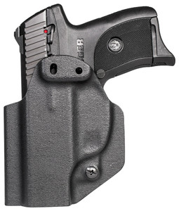 Mission First Tactical HRULC9AIWBABL Appendix Holster IWBOWB Black Polymer Belt Clip Fits Ruger EC9EC9sLC9LC9s Ambidextrous - HRULC9AIWBABL