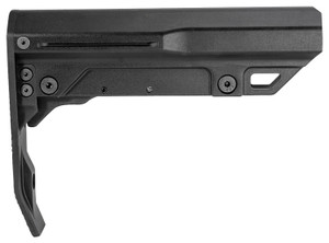 Mission First Tactical BMSMILMTLBL Battlelink Minimalist MilSpec Stock Black Aluminum for AR15 MilSpec Buffer Tubes - BMSMILMTLBL