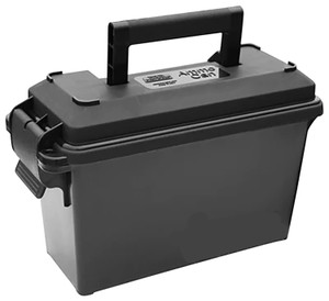 MTM CaseGard AC30T40 Ammo Can Tall 30 Cal Black Polypropylene - AC30T40 MTM CaseGard AC30T40 Ammo Can Tall 30 Cal Black Polypropylene - AC30T40