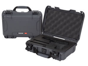 Nanuk 909CLASG7 909 Classic Gun Case Waterproof Graphite Resin w ClosedCell Foam Padding 11.44 L x 7 W x 3.68 H Interior Dimensions - 909CLASG7