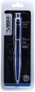 NcStar VTGLKPBL Disassembly Tool Pocket Tool Blue Compatible w Glock 3.40 Long - VTGLKPBL