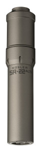 Nosler 90602 SR22ALTI  22 Cal 1.74D Gray Finish Made of Aluminum Titanium with 12 28 tpi Thread Pattern - 90602