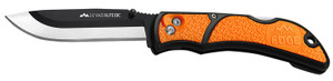 Outdoor Edge RLB30C RazorLite  3.50 Folding Drop Point Tanto Plain 420J2 SS Blade BlackOrange Polymer Handle - RLB30C