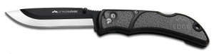 Outdoor Edge RLY50C RazorLite  3.50 Folding Drop Point Tanto Plain 420J2 SS Blade BlackGray Polymer Handle - RLY50C