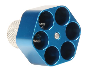 Pachmayr 02652 Competition Speedloader made of Aluminum with Blue Finish for SW K Frame Holds up to 6rds - 2652