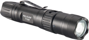 Pelican 7100 Tactical Flashlight  Black Anodized 33348695 Lumens White LED - 7100