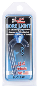 ProShot BLCLEAR UV Bore Light  .22 Cal  Up HandgunRifle Fiber Optic Illuminator Lightening Blue - BLCLEAR