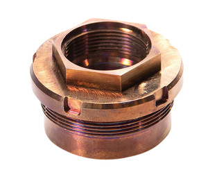 Q LLC  PlanB Omega XL 1.375x24 tpi HUB 174 Copper Stainless Steel Fits Cherry Bomb XL Brake - PLANBOMEGAXL