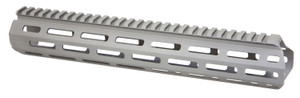 Q LLC 12HBMLOKHG Handguard  MLOK Aluminum Gray Q LLC Honey Badger 12 - 12HBMLOKHG