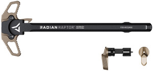 Radian Weapons R0299 Raptor  Charging Handle  4590 Talon Safety FDE Ambi Controls Fits MilSpec AR15M16 Platform - R0299