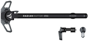 Radian Weapons R0664 Raptor  Charging Handle  4590 Talon Safety Radian Gray Ambi Controls Fits MilSpec AR15M16 Platform - R0664