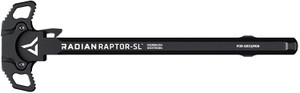 Radian Weapons R0176 Raptor SL Ambi Charging Handle Black Slim Line Handles Fits MilSpec AR15M16 Platform - R0176