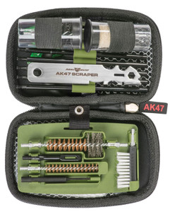 Real Avid AVGCKAK47 Gun Boss Cleaning Kit AK47Green Weather Proof Ballistic Nylon Case - AVGCKAK47