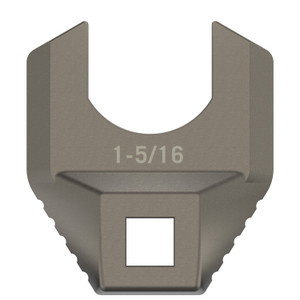 Real Avid AVMF1516BNW Master Fit Barrell Nut Wrench 1 516 Titanium TitaniumStainless Steel ARPlatform FreeFloat Handle - AVMF1516BNW