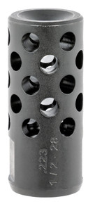 Ruger 90486 Radial Ported Muzzle Brake AR15 5.56 45mm NATO Black Oxide Steel with 1228 tpi Threads 1.75 OAL  .75 Diameter - 90486
