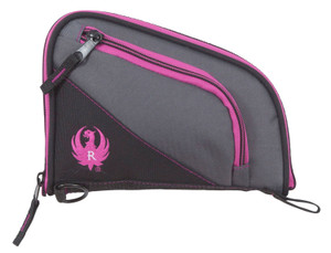 Ruger 27409 Tucson Womens Handgun Case BlackGray Orchid Accents Lockable Zippers 8 - 27409