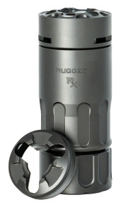 Rugged Suppressors RX001 RX Blast DiverterBrake Black Nitride Stainless Steel Dual Taper Locking System Adapter Muzzle Caps Included - RX001 Rugged Suppressors RX001 RX Blast DiverterBrake Black Nitride Stainless Steel Dual Taper Locking System Adapter Muzzle Caps Included - RX001