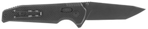 S.O.G SOG125701 Vision XR  3.36 Folding Tanto Plain Black TiNi CTS XHP Steel Blade Black G10 Handle - SOG12570157