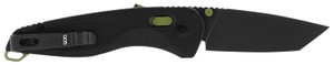 S.O.G SOG11410941 Aegis AT 3.13 Folding Drop Point Plain Black TiNi Cryo D2 Steel BladeBlack wMoss Accents GRN Handle - SOG11410941
